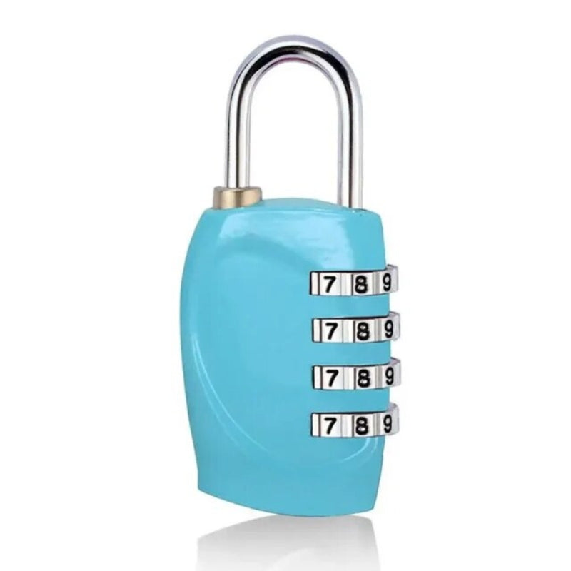 cadenas à code pour valise - Bleu - Modèle 1