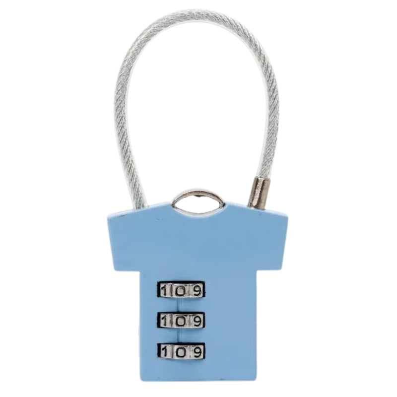 cadenas à code pour valise - Bleu