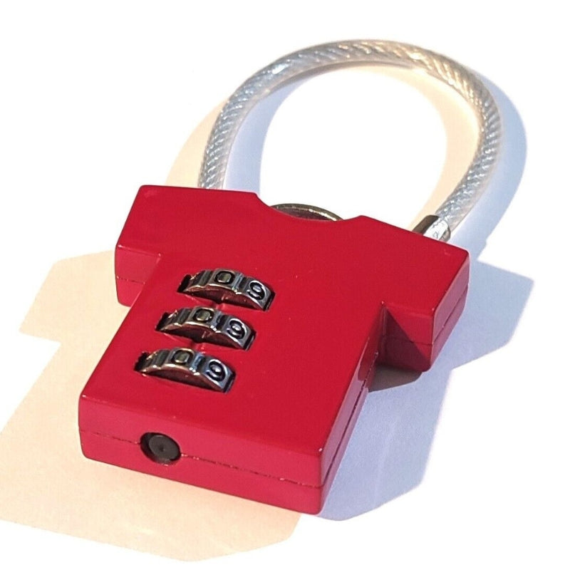 cadenas à code - Jaune - Bleu - Gris - Rouge - Noir
