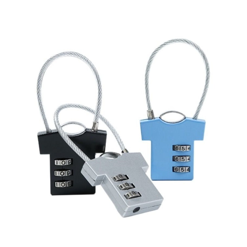 cadenas pour valise - Jaune - Bleu - Gris - Rouge - Noir