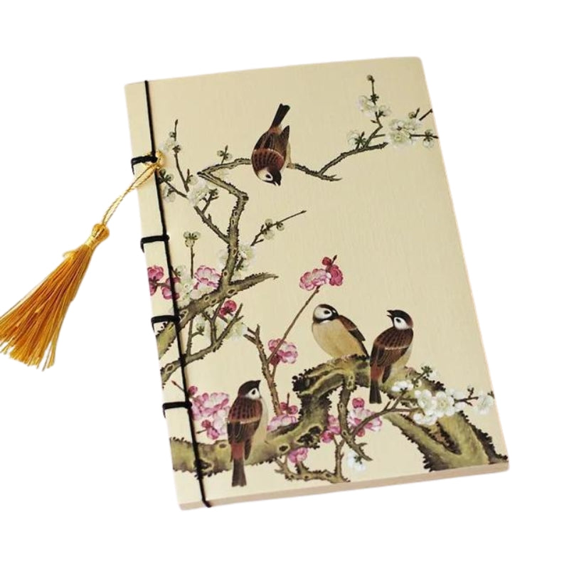 japanese notebook - Bird Pattern - Model 1