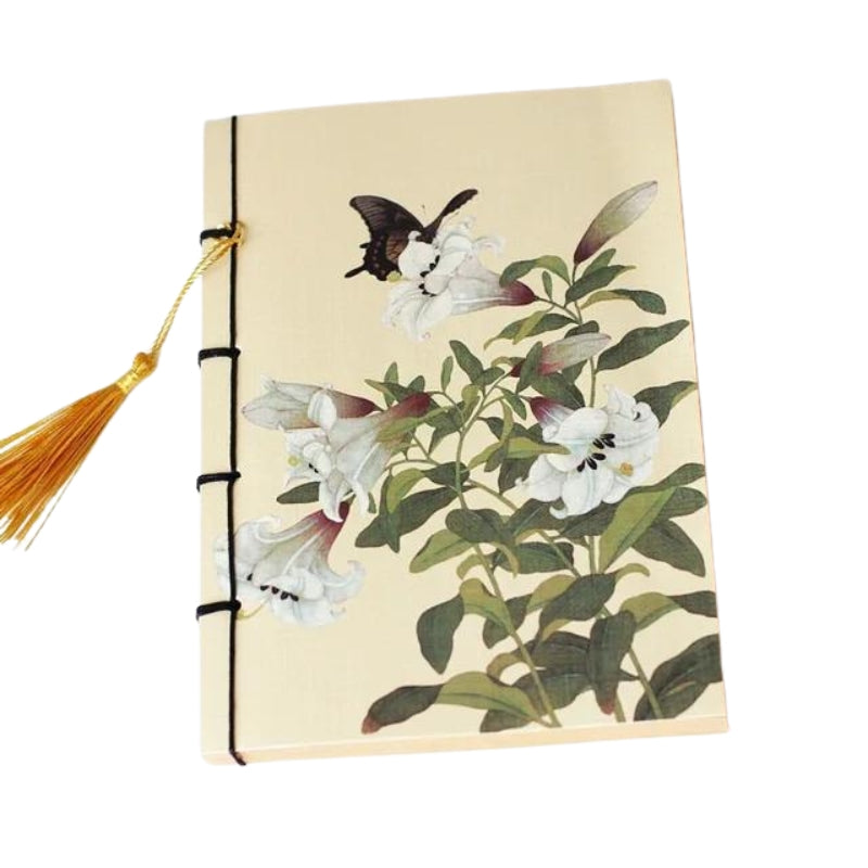 japanese paper notebook - Floral Pattern - Model 6