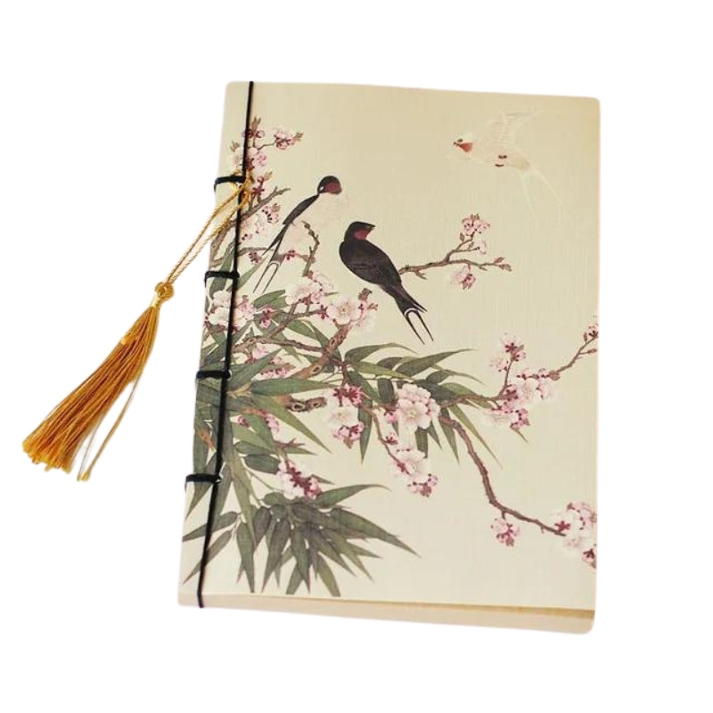 notebook for men japanese - Bird Pattern - Model 4