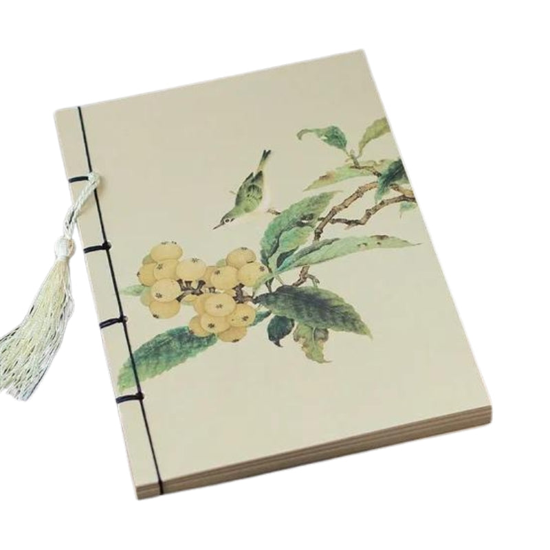 japanese women's notebook - Bird Pattern - Model 2