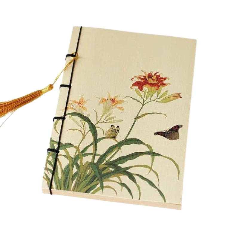 japan stamp notebook - Floral Pattern - Model 4