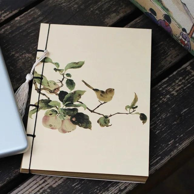 japanese paper note notebook - Bird Pattern - Model 10