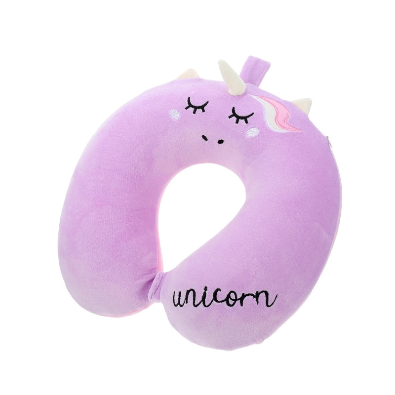 coussin de cou voyage enfant - Violet