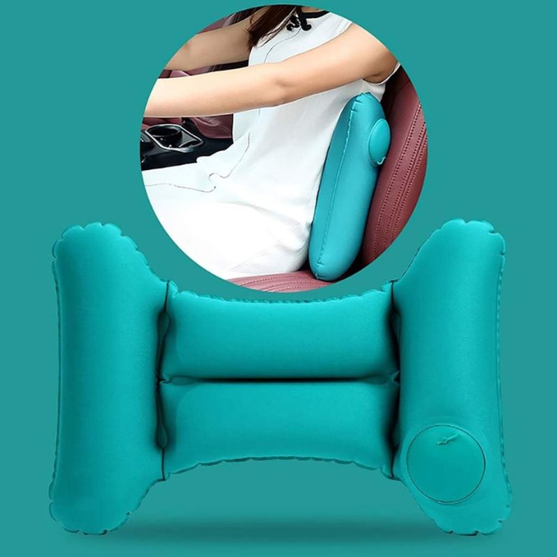 coussin cou voyage gonflable femme - Bleu - Bleu Marine - Bleu Clair - Bleu Ciel - Gris - Vert