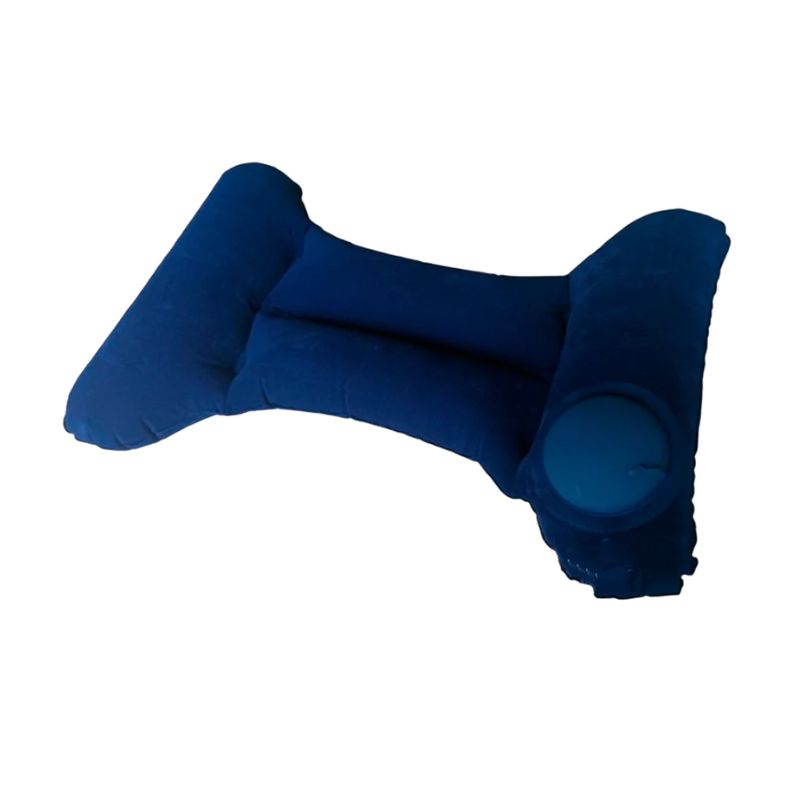 coussin cou de voyage gonflable - Bleu Marine