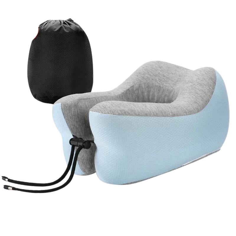 coussin cou de voyage - Bleu Ciel