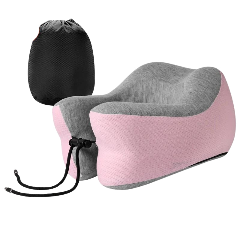 coussin de nuque voyage - Rose