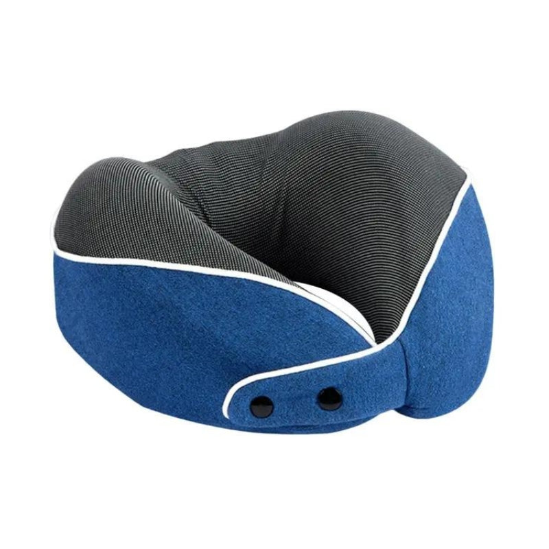 coussin pliable de voyage - Bleu 