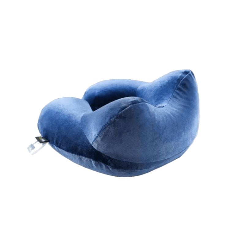 coussin pour le cou en avion - Bleu Marine