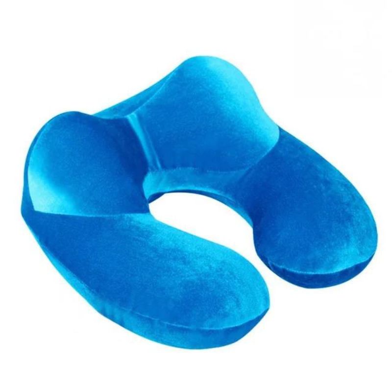 coussin cou voyage - Bleu