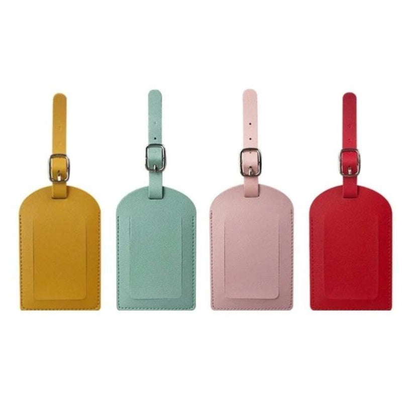 etiquette identification bagage - Lot de 4 (couleurs 2)