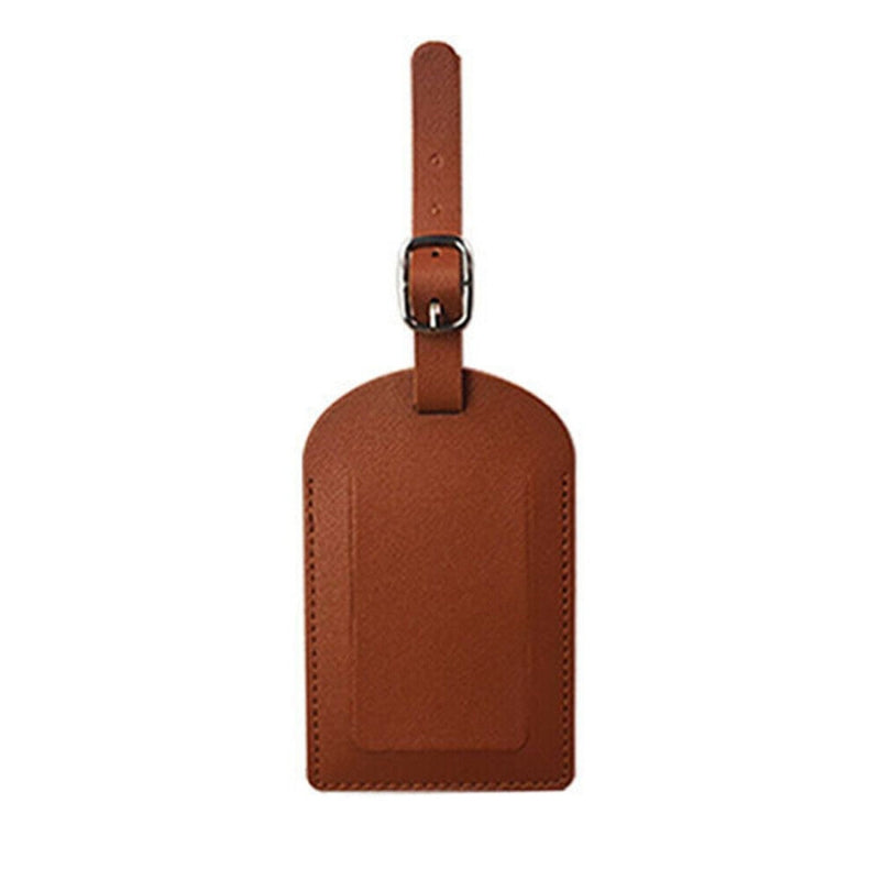 étiquette bagage - Marron 1 Pièce