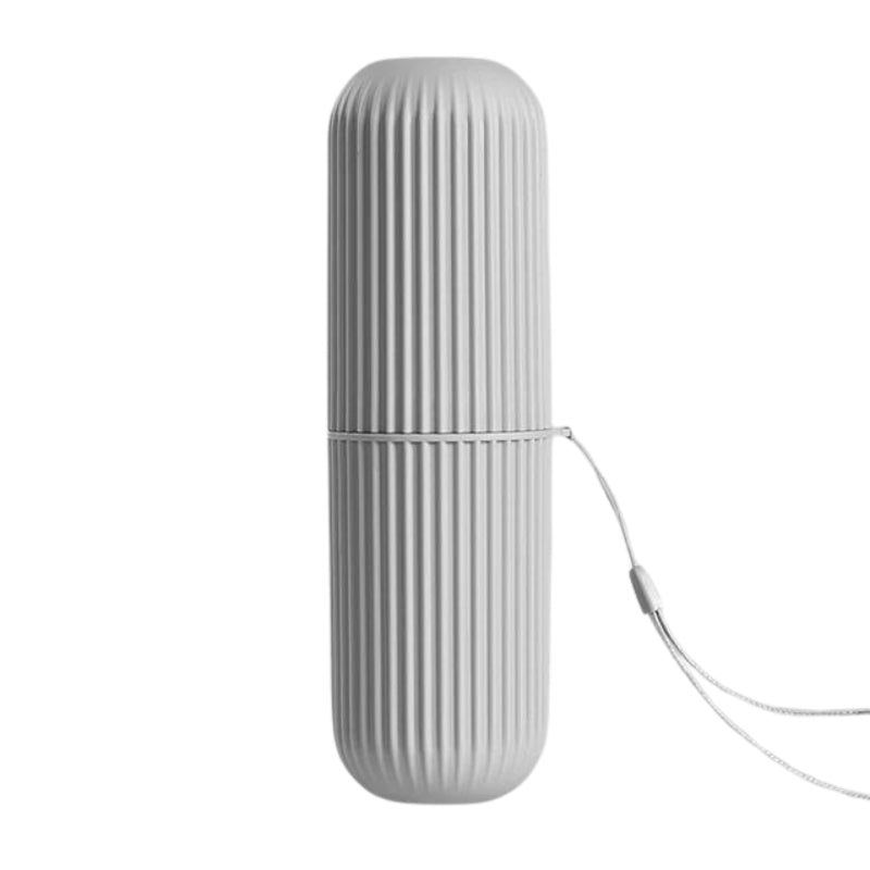 etui brosse à dents voyage - Gris 