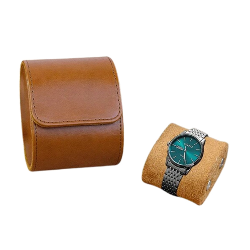 ecrin montre voyage - Marron