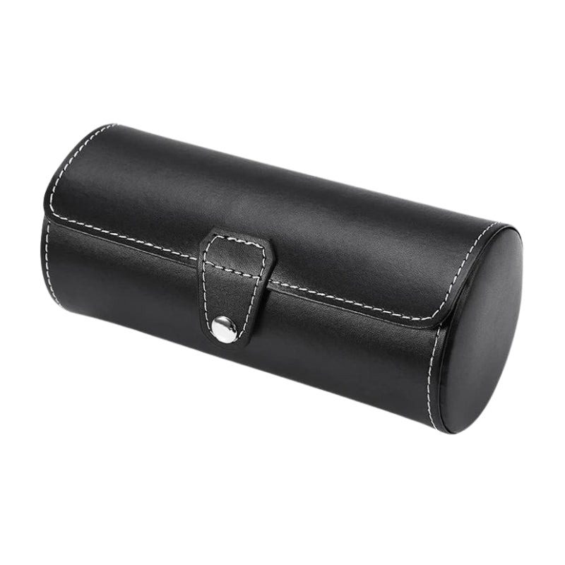 etui voyage 3 montres - Noir