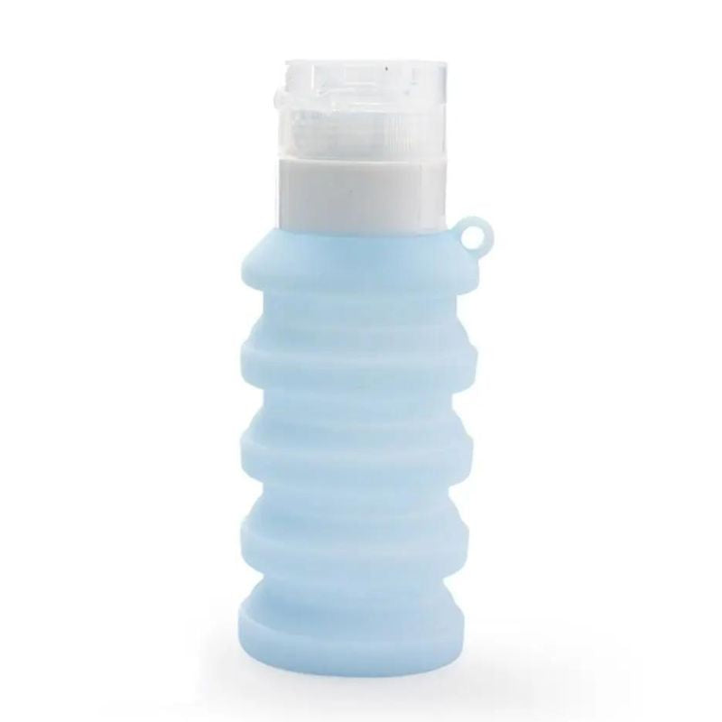 flacon de voyage en silicone - Bleu 