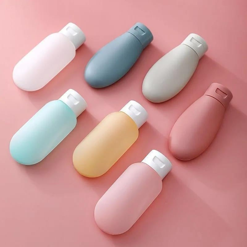 flacon voyage silicone - Couleur Foncées 60ml - Couleur Claires 60ml - Blanc 100ml