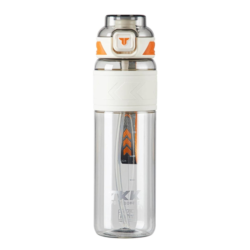 gourde sport avec paille - Blanc - 600ml