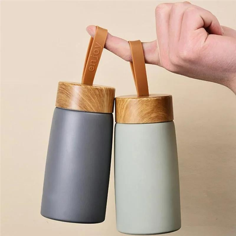 gourde thermos homme - Marron - Rose - Vert - Gris