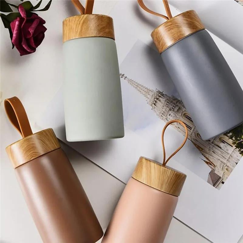bouteille thermos enfant - Marron - Rose - Vert - Gris