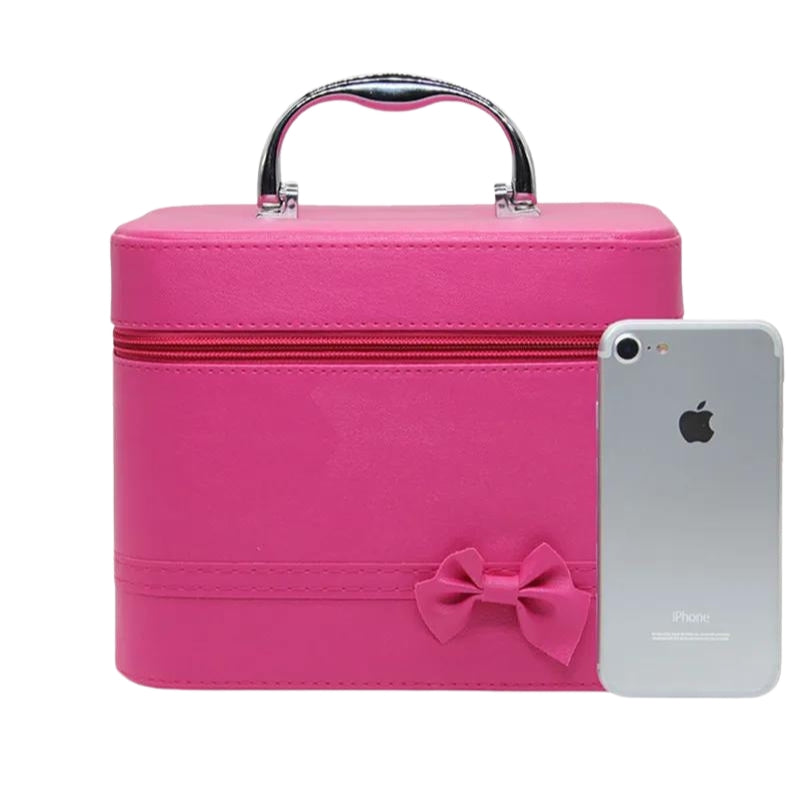 vanity case femme rose - Fushia - Noir - Bleu - Rose - Rouge