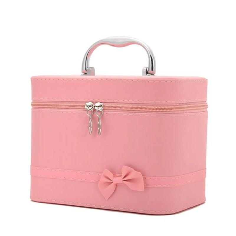 valise grand format et vanity - Rose