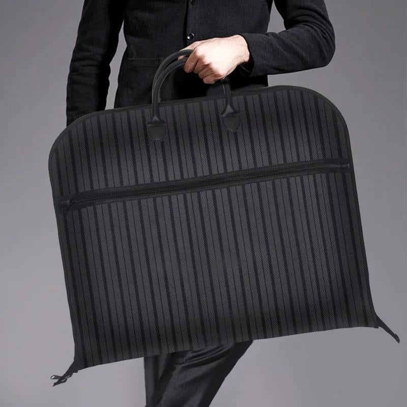 Housse de Costume Voyage Homme gros plan poignée - Noir - Bleu - Rouge