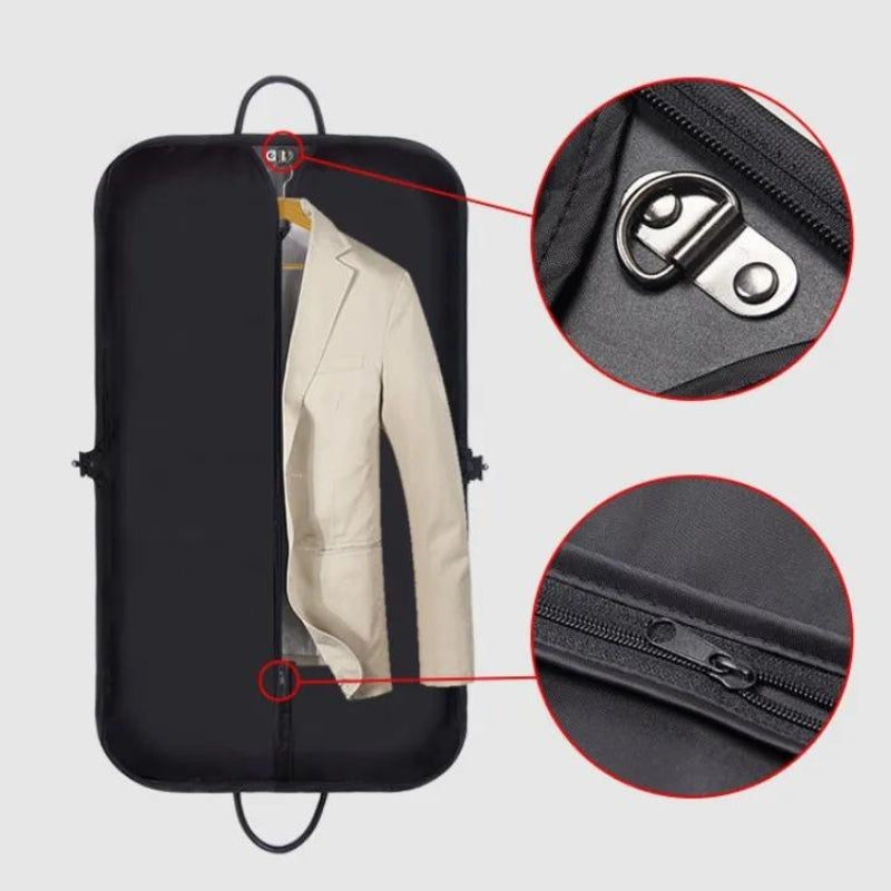 Housse de Costume Voyage Homme vêtement suspendu - Noir - Bleu - Rouge