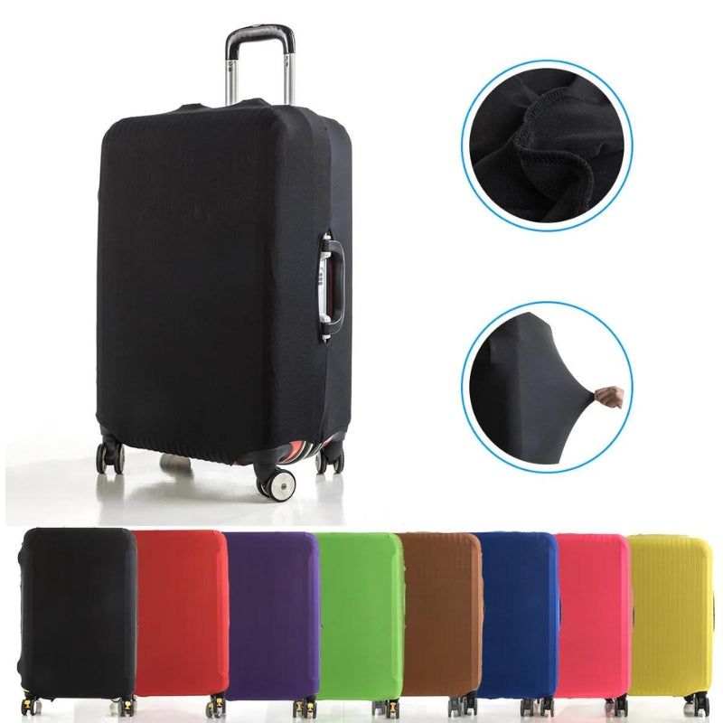 housse de valise - Rose - Noir - Bleu - Vert - Violet - Rouge - Jaune