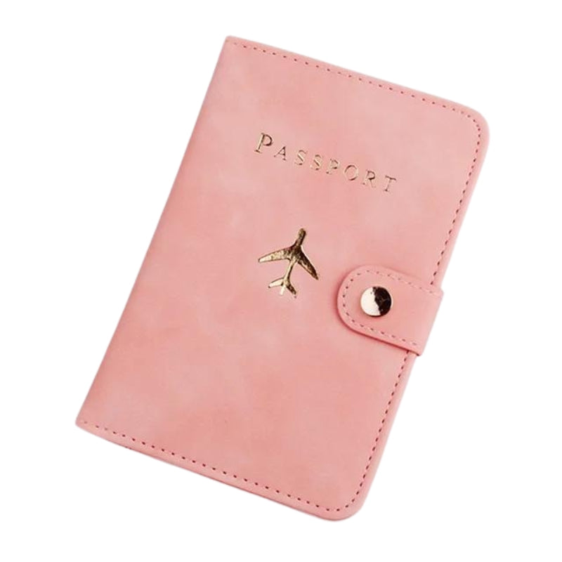 portefeuille en cuir - Rose