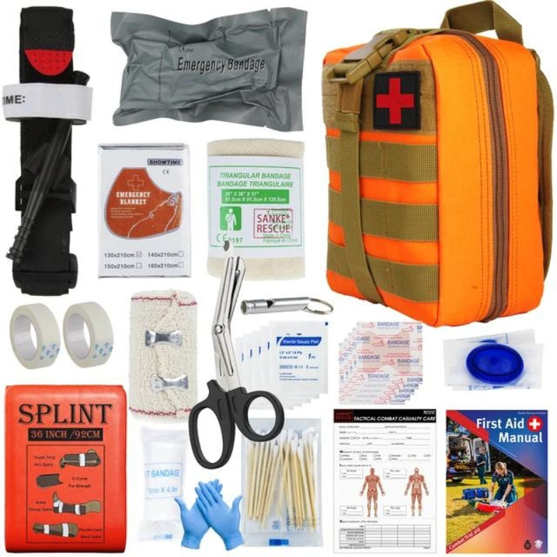 trousse de secours en voyage - Orange