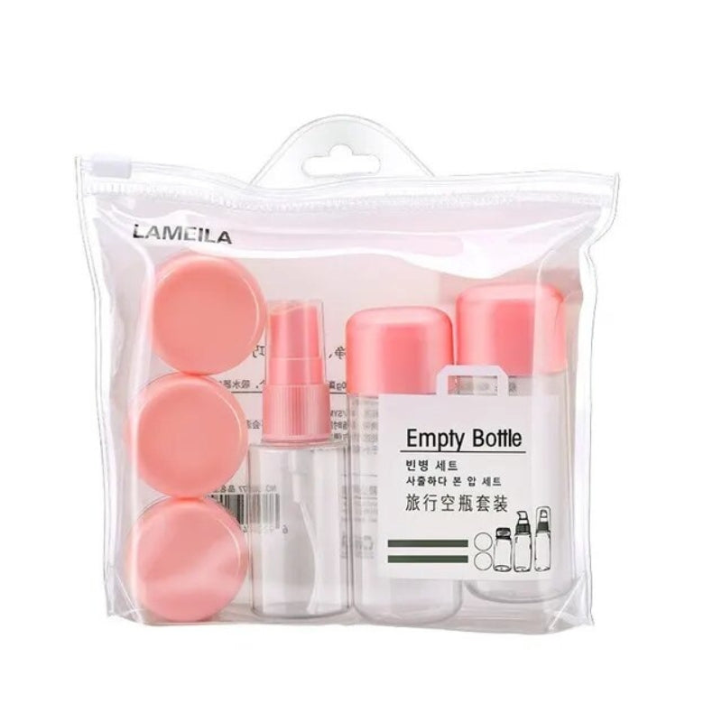 kit voyage flacon vide - Rose
