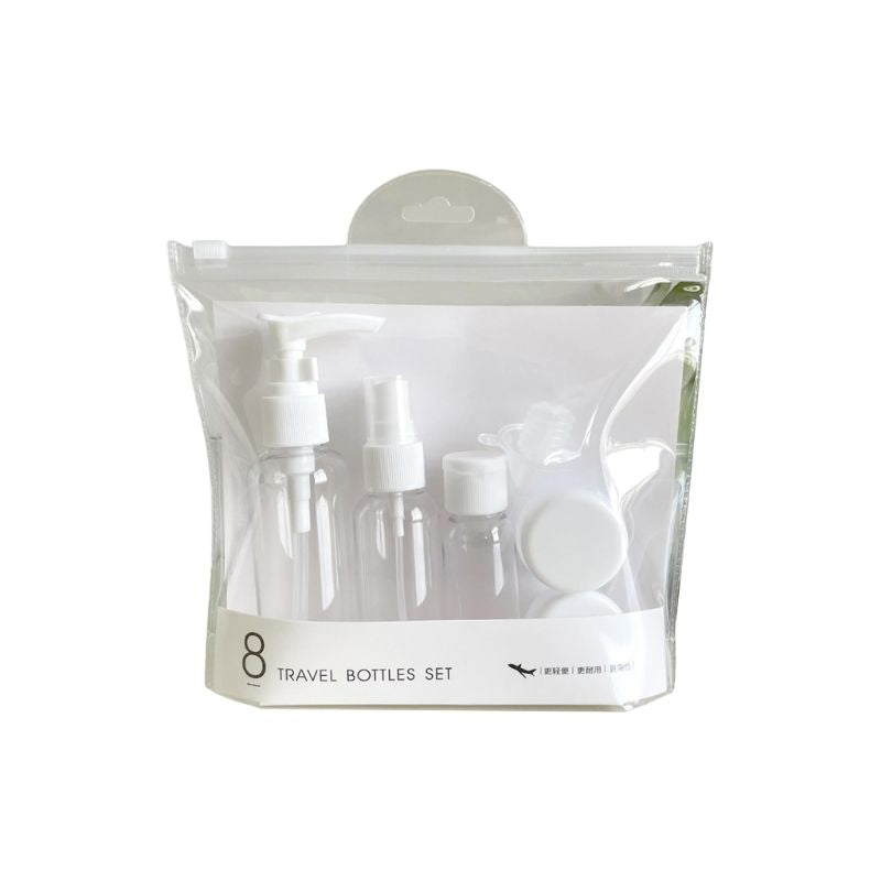 kit de voyage flacons vides - Blanche 