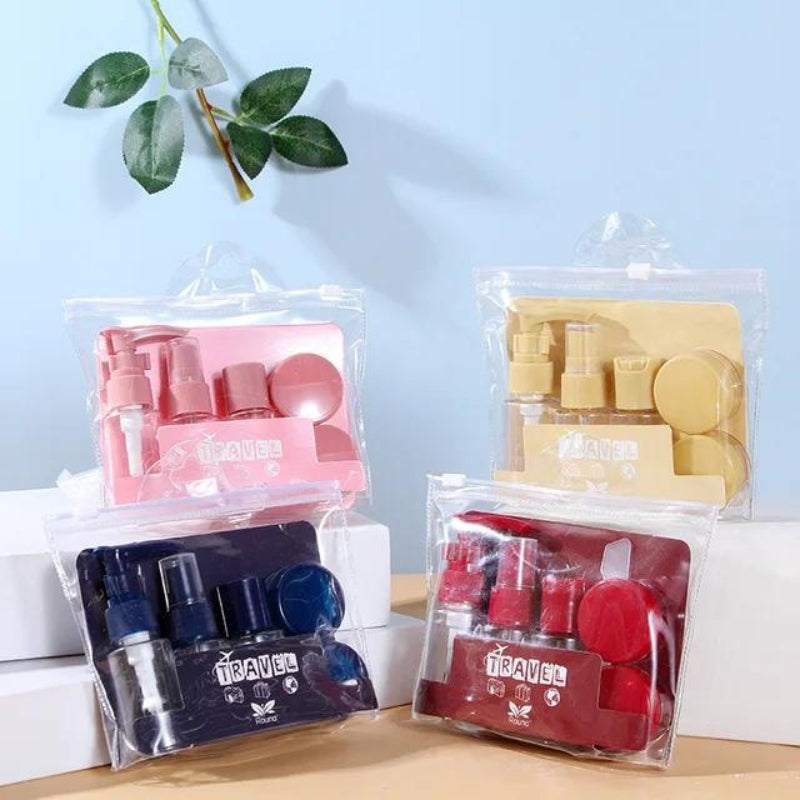 flacon de voyage à savon liquide - Rose - Bleu - Vert - Noir - Blanc
