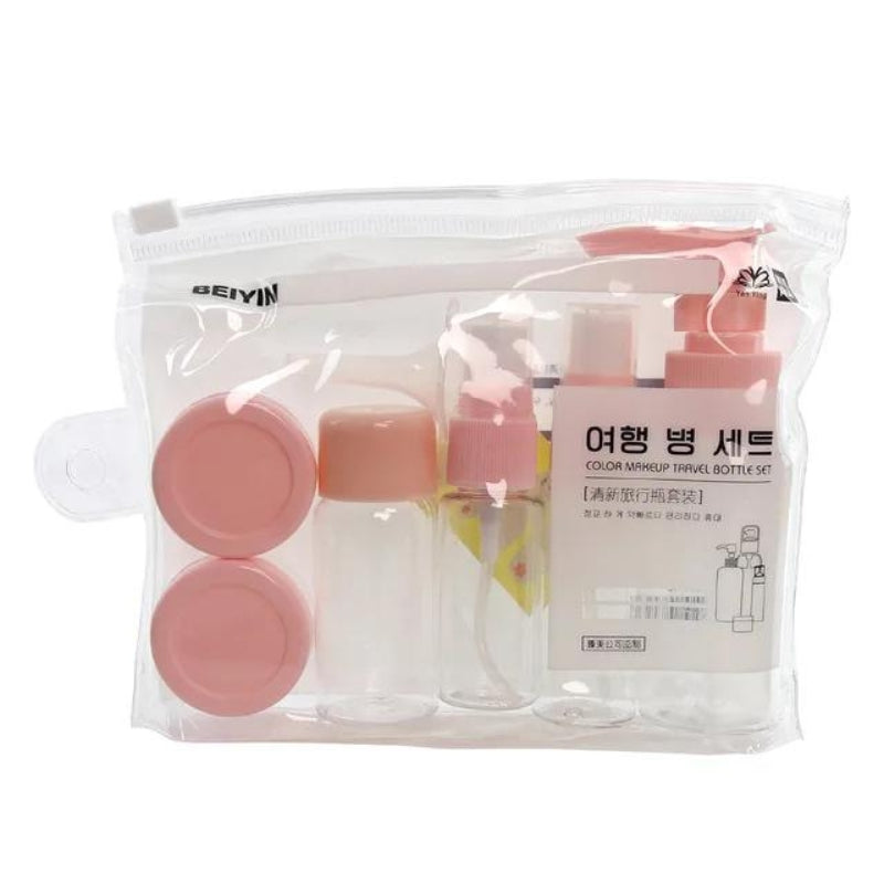 petits flacons à crème - Rose - 7 Pièces - Modèle 2