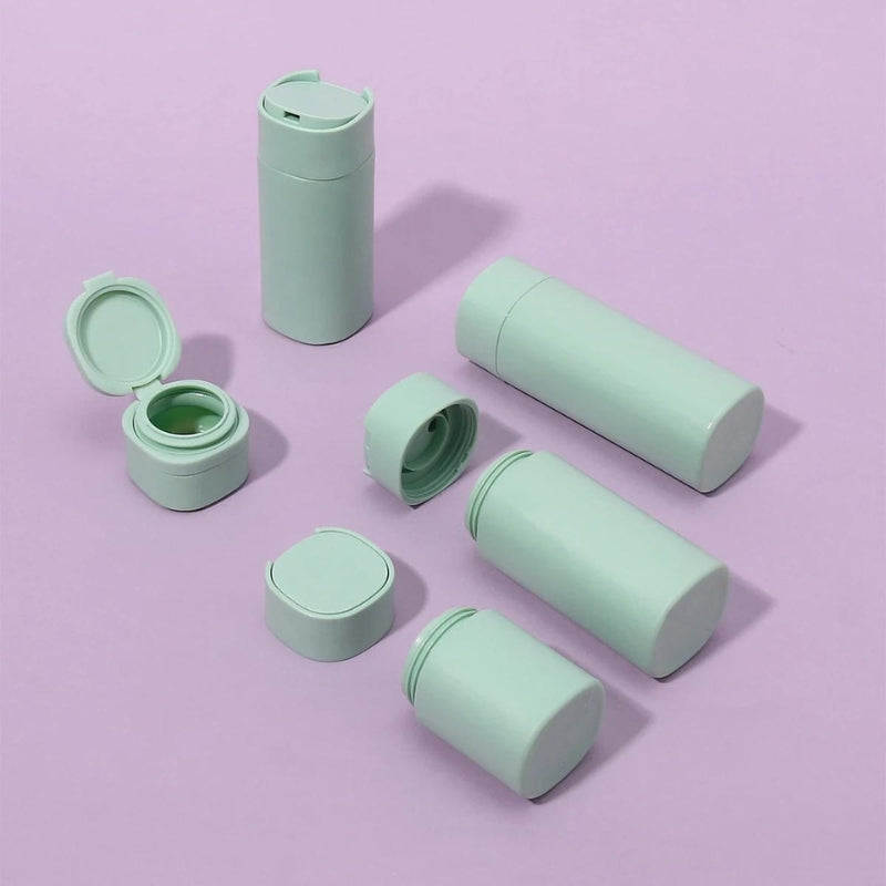kit flacons de voyage pour avion - Vert - Blanc - Gris - Rose