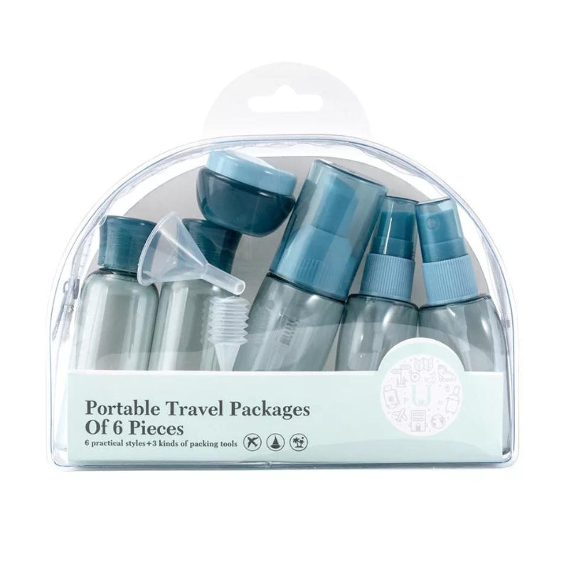 kit voyage flacon homme - Bleu
