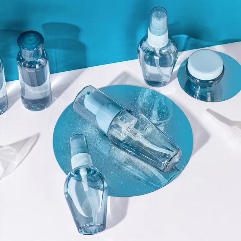 kit voyage avion 100ml - Bleu