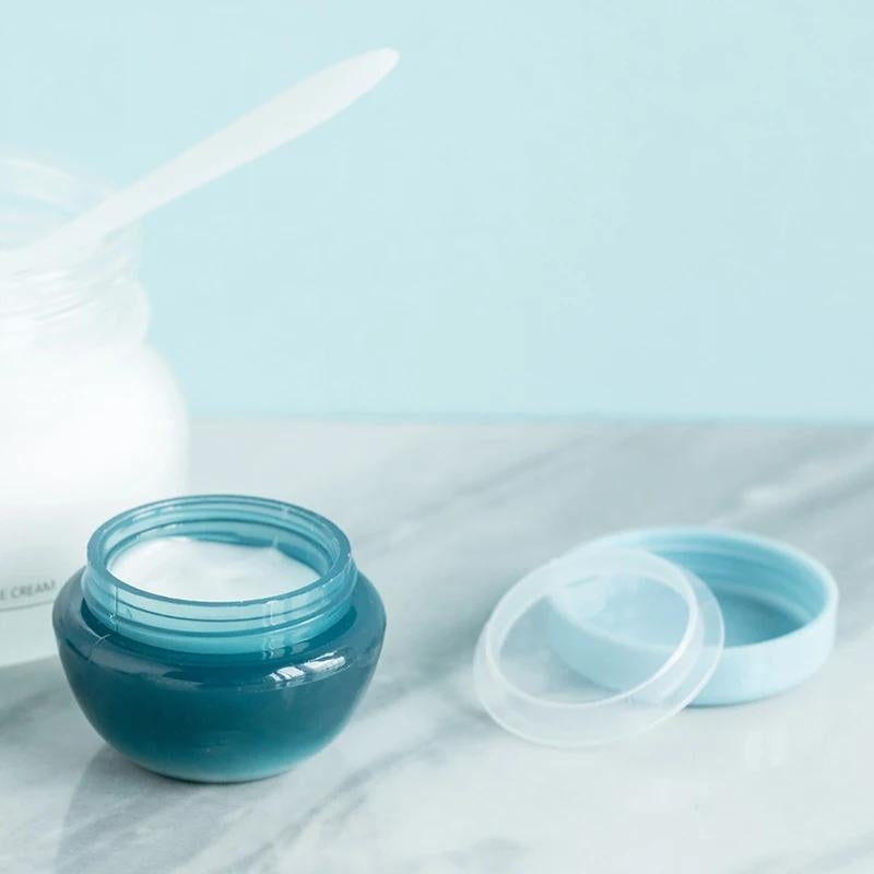 kit voyage flacon femme - Bleu