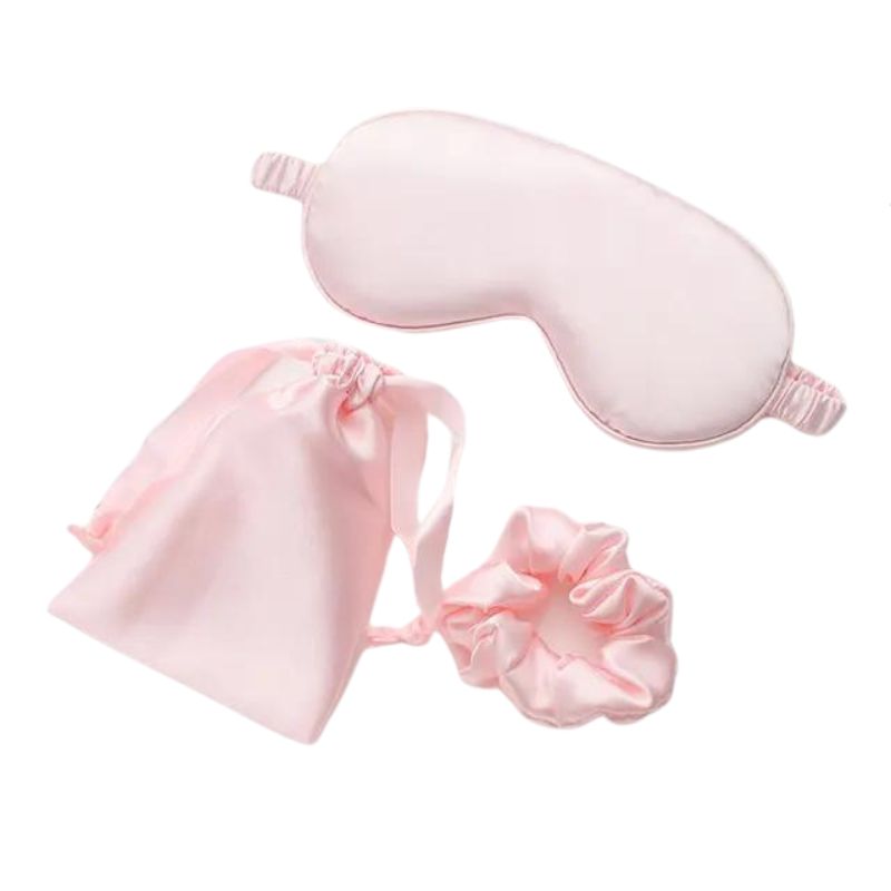 masque de nuit - Rose Clair Trois Pièces