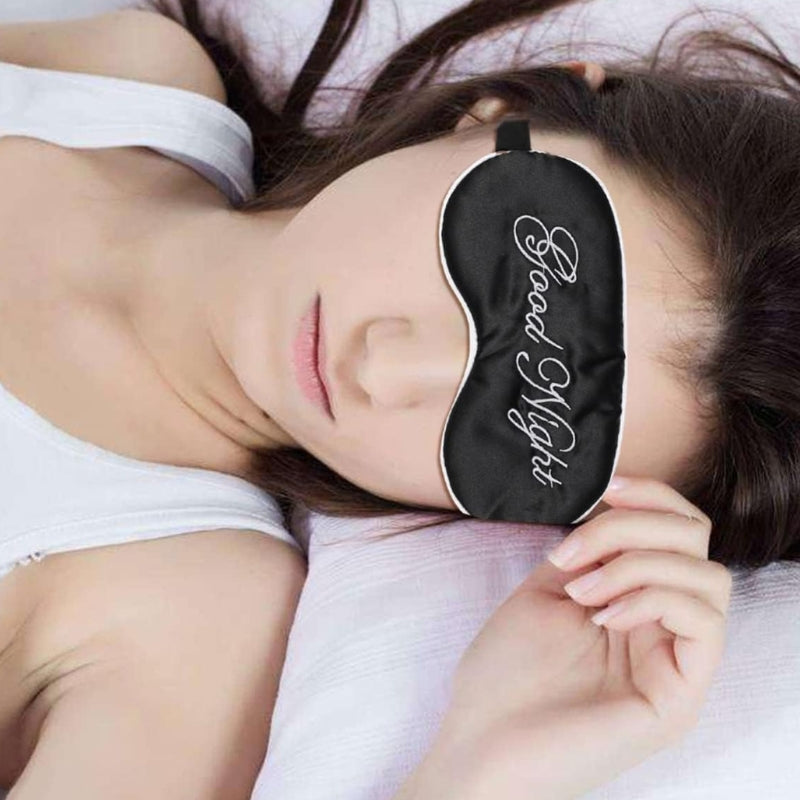 masque de nuit femme - Rouge - Rose - Noir - Beige - Vert Clair - Gris - Fushia - Bleu Ciel - Doré