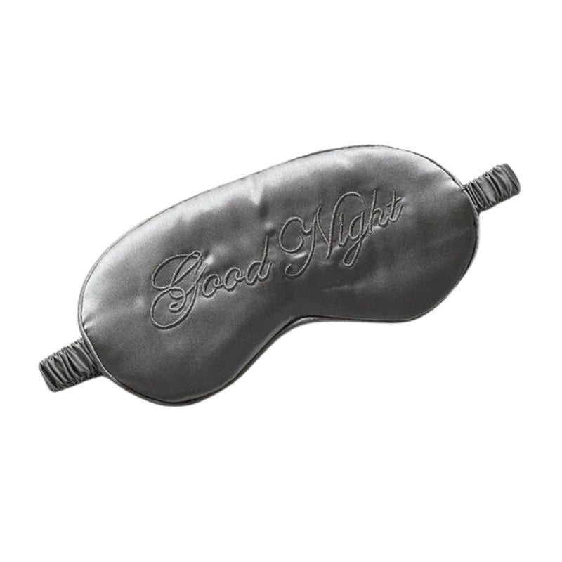 masque de sommeil soie femme - Gris
