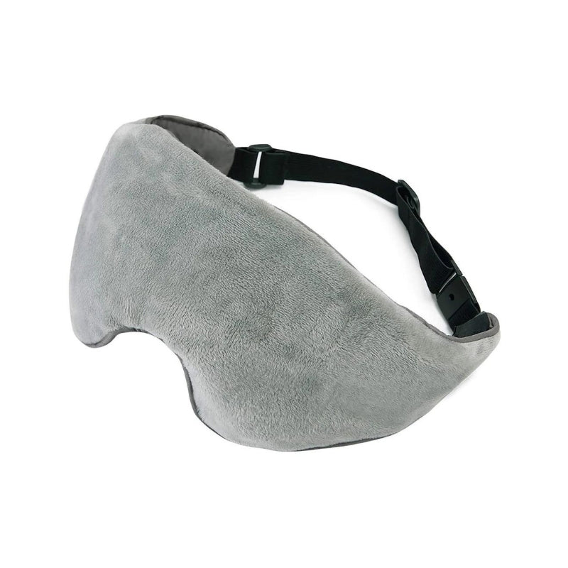 masque de nuit souple en coton - Gris 