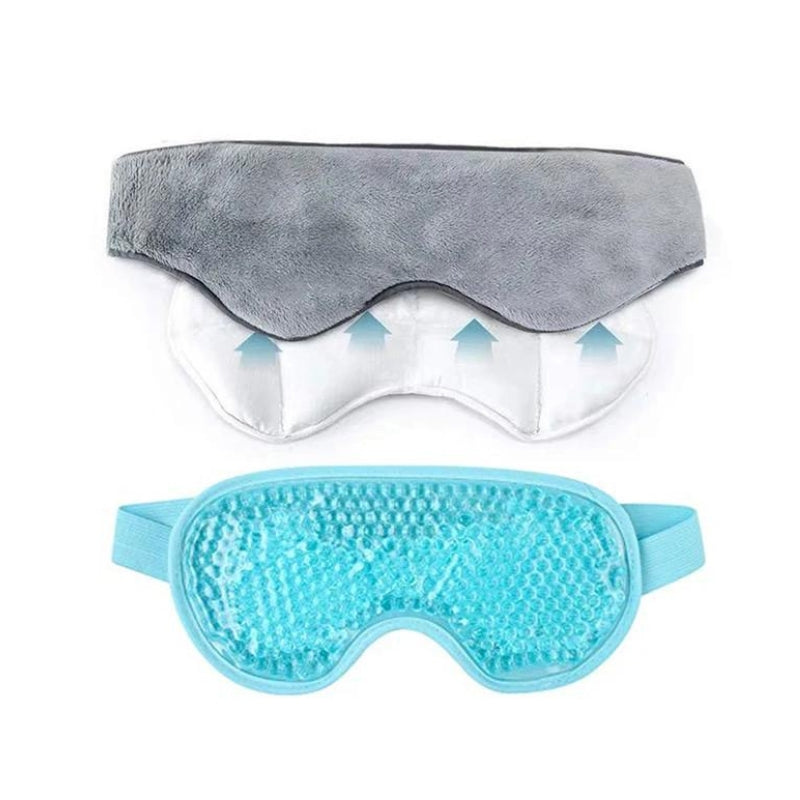 masque de nuit en coton souple - Gris