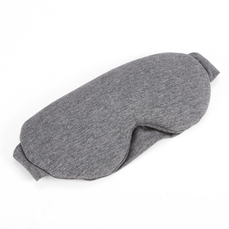 masque yeux nuit coton - Gris Clair