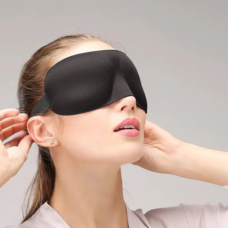 masque pour les yeux sommeil - Noir - Bleu - Violet - Rouge - Rose - Vert - Motif Léopard - Motif Etoile - Marron - Bleu Ciel - Bleu Marine - Gris
